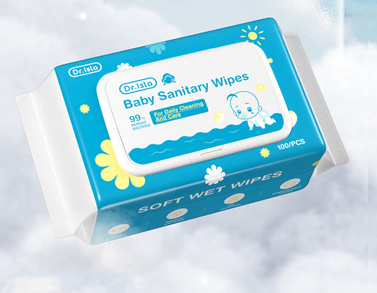 100pcs Premium Baby Wipes Gentle For All Skin Types